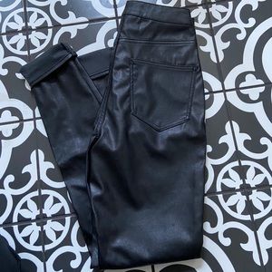 H&M fake leather pants.